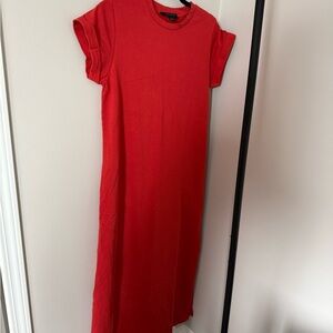 All Saints Red T-Shirt Midi Dress NWOT